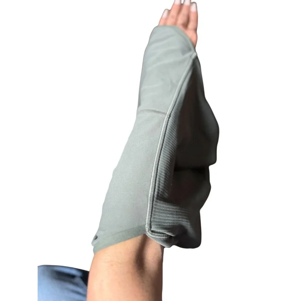 Lululemon 6 Align Super-High-Rise Ribbed-Waist Jogger Green Croos-waist pocket - Picture 11 of 12